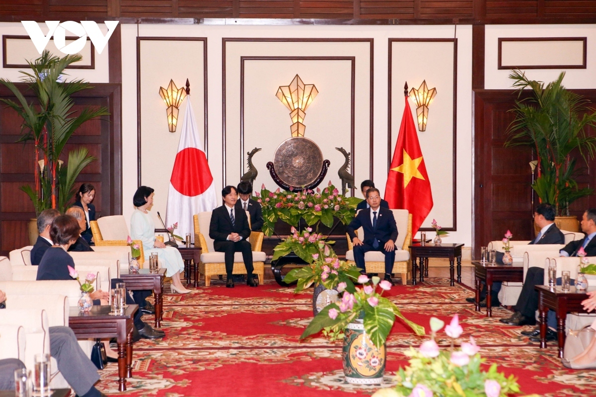 Japanese Crown Prince, Crown Princess visit Da Nang